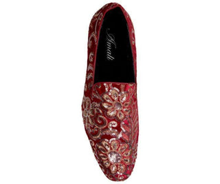 Fabian Sequin Embroidered Smoking Slipper Smoking Slippers