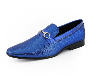 Sutton 052 amali dress shoes for men glitter blue