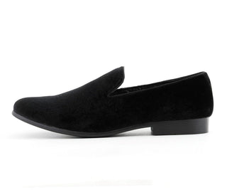 Velvet slippers for men best men's slip on dress shoes black amali aries side
