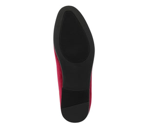 Velvet slippers for men best men's slip on dress shoes burgundy amali aries sole