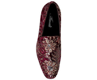 Fabian Sequin Embroidered Smoking Slipper Smoking Slippers